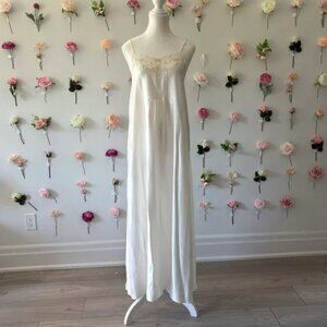 Vintage Satin Maxi Slip Dress - Size US 6